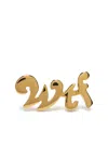 True Rocks Wtf Stud Earring In Gold