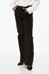True Royal 5 Pocket Corduroy Pants In Brown