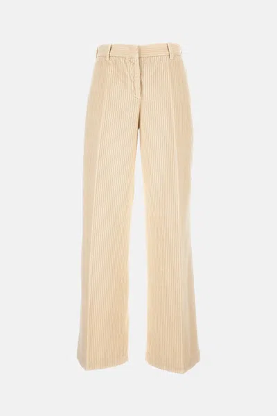 TRUE ROYAL WOMEN BEIGE WIDE-LEG TROUSER, 31 LUXURY PANTS FOR WOMEN DARVEYS