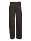 True Royal Belted Trousers In Brown