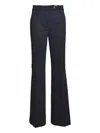 True Royal Buttoned Trousers In Blue