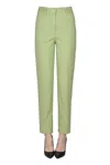 True Royal Chino Style Trousers In Pastel Green