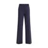 True Royal Button-fastening Wide-leg Trousers In Blue