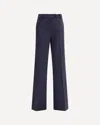 True Royal Button-fastening Wide-leg Trousers In Blue