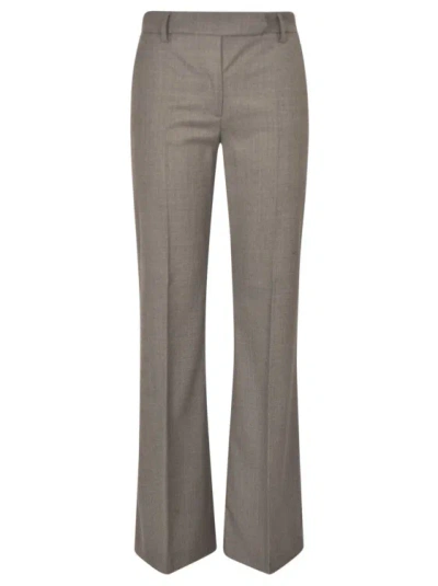 True Royal Flared Trousers In Grey
