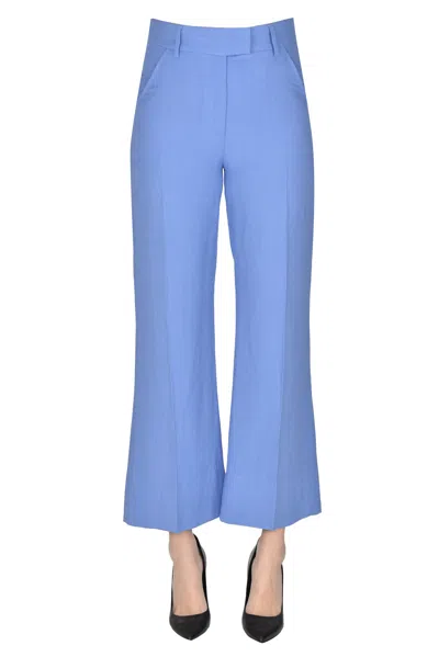 True Royal Giada Trousers In Blue