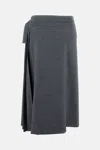 True Royal Grey Debbie Skirt In Gray