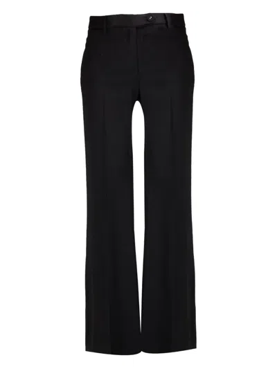 True Royal High-waisted Trousers In Black