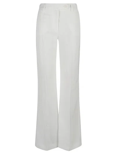 TRUE ROYAL TRUE ROYAL LINEN FLARED TROUSERS