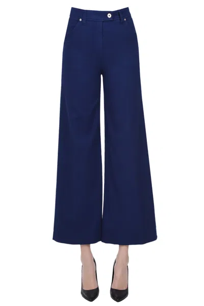 True Royal Margot Trousers In Blue