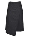 True Royal Pinstripe-pattern Shorts In Black