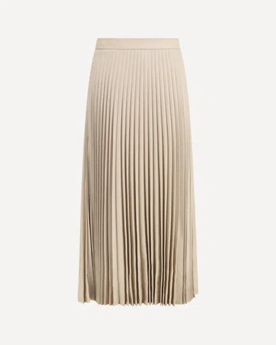 TRUE ROYAL PLEATED WOOL SKIRT
