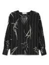 True Royal Printed Blouse