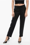 True Royal Straight-fit Pants With Lurex Striped Motif