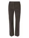 True Royal Straight-leg Trousers In Brown