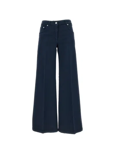 True Royal Wide-leg Jeans In Blue