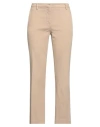 True Royal Woman Pants Beige Size 10 Cotton, Elastane In Beige