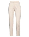 True Royal Woman Pants Beige Size 10 Cotton, Elastane In Beige