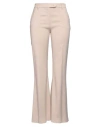 True Royal Woman Pants Beige Size 10 Viscose, Wool, Elastane In Beige
