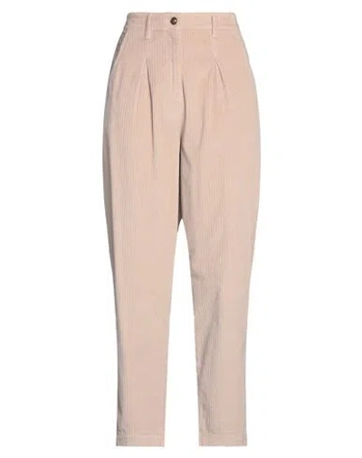 True Royal Woman Pants Beige Size 6 Cotton, Elastane