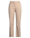 True Royal Woman Pants Beige Size 8 Cotton, Elastane