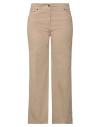 True Royal Woman Pants Beige Size 8 Cotton, Elastane In Beige