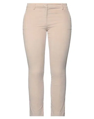 True Royal Woman Pants Beige Size 8 Cotton, Elastane