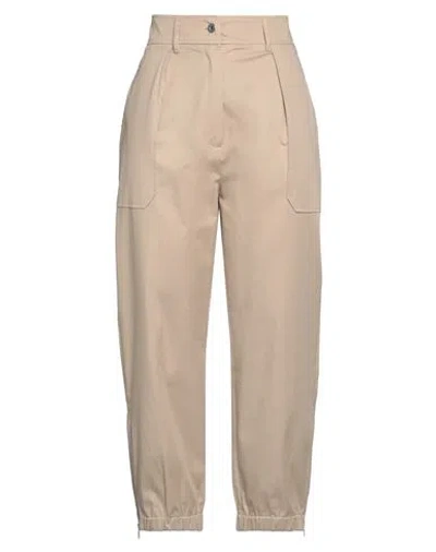 True Royal Woman Pants Beige Size 8 Cotton, Elastane