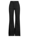True Royal Woman Pants Black Size 10 Cotton, Elastane In Black