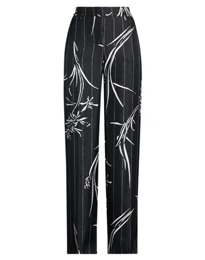 True Royal Woman Pants Black Size 10 Silk