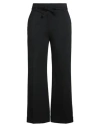 True Royal Woman Pants Black Size 10 Viscose, Polyamide, Elastane