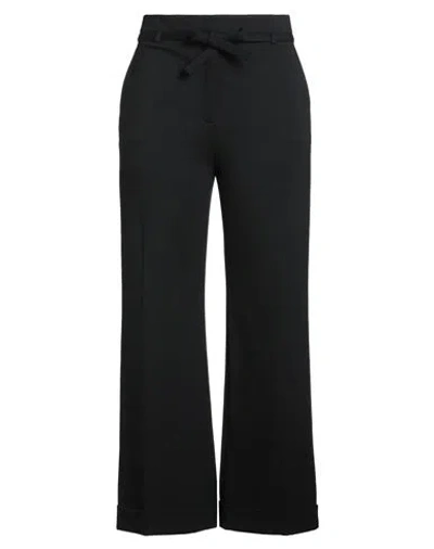 True Royal Woman Pants Black Size 10 Viscose, Polyamide, Elastane