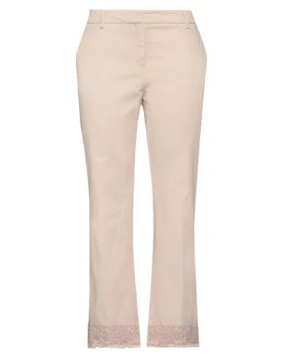 True Royal Woman Pants Blush Size 12 Cotton, Elastane In Pink