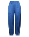 True Royal Woman Pants Bright Blue Size 6 Viscose In Blue