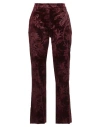 True Royal Woman Pants Burgundy Size 8 Cotton, Elastane