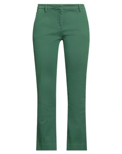 True Royal Woman Pants Dark Green Size 10 Cotton, Elastane