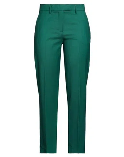 True Royal Woman Pants Deep Teal Size 10 Virgin Wool, Elastane In Green