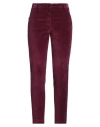 True Royal Woman Pants Garnet Size 6 Cotton In Red