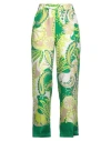 True Royal Woman Pants Green Size 4 Silk