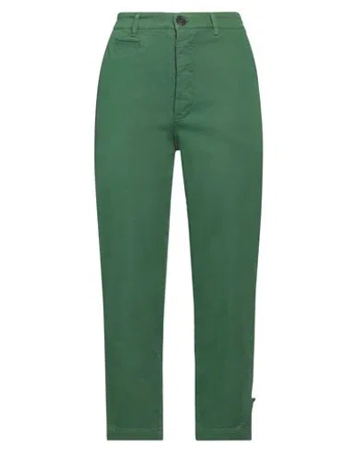 True Royal Woman Pants Green Size 8 Cotton, Elastane