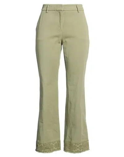 True Royal Woman Pants Military Green Size 4 Cotton, Elastane