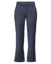 True Royal Woman Pants Navy Size 6 Viscose, Wool, Elastane In Navy Blue