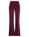 True Royal Corduroy Laura Straight Fit Pants In Purple