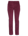 True Royal Woman Pants Plum Size 8 Cotton, Elastane In Purple