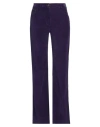 True Royal Woman Pants Purple Size 6 Cotton, Lycra, Elastane