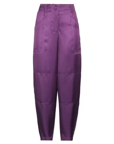 True Royal Woman Pants Purple Size 8 Viscose