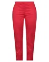 True Royal Woman Pants Red Size 10 Cotton, Elastane