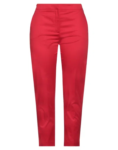 True Royal Woman Pants Red Size 10 Cotton, Elastane