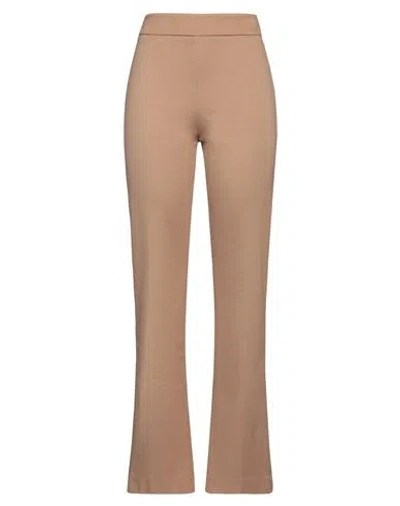 True Royal Woman Pants Sand Size 8 Viscose, Polyamide, Elastane In Beige