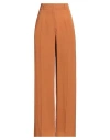 True Royal Woman Pants Tan Size 8 Viscose, Linen In Brown
